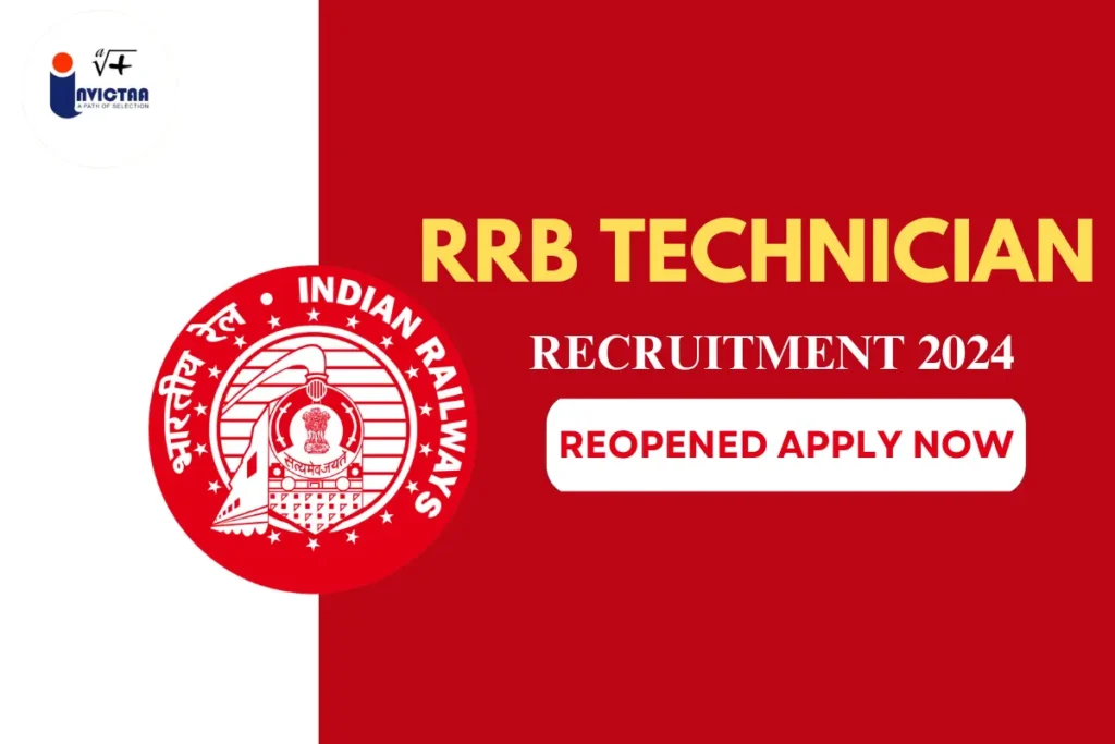 RRB Technician Recruitment 2024 Reopened, Apply for 14298 Revised Vacancies