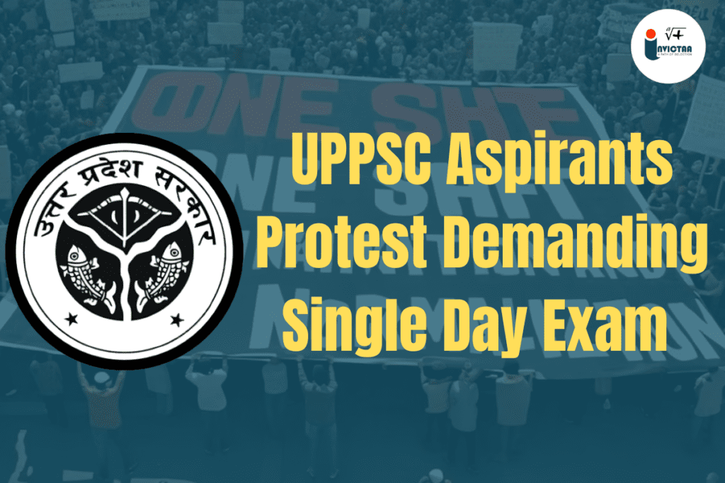 UPPSC Aspirants Protest Demanding Single Day Exam 