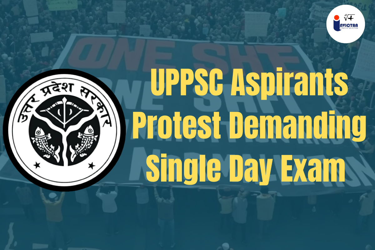 You are currently viewing UPPSC Aspirants Protest Demanding Single Day Exam 